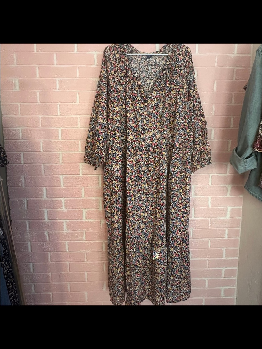 Old Navy Floral Midi Dress in Multi-Color - Women - Picture 4 of 5